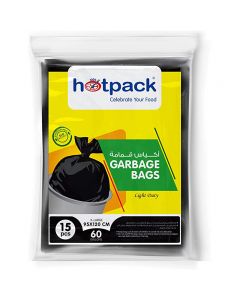 Garbage Bag Black Ld Mapco 95 Cm X 120 Cm 15 Bags - Pkt 