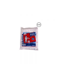 Garbage Bag White Ld Hotpack 45 Cm X 55 Cm 50 Bags - Pkt 